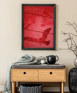 Ptaki / The Birds - aranżacja plakatu