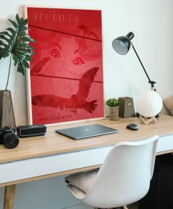 Ptaki / The Birds - aranżacja plakatu