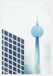 Berlin - Alexanderplatz TV Tower - plakat