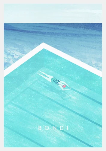 Bondi Beach Australia - plakat