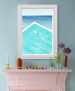 Bondi Beach Australia - aranżacja plakatu