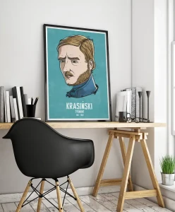 Zygmunt Krasiński - aranżacja plakatu