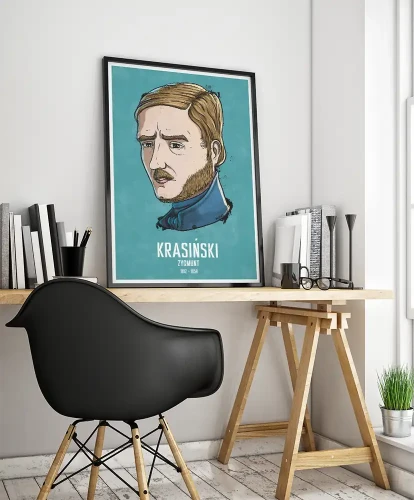 Zygmunt Krasiński - aranżacja plakatu