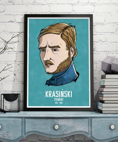 Zygmunt Krasiński - aranżacja plakatu