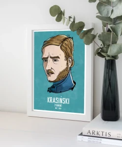 Zygmunt Krasiński - aranżacja plakatu