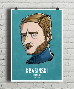 Zygmunt Krasiński - aranżacja plakatu