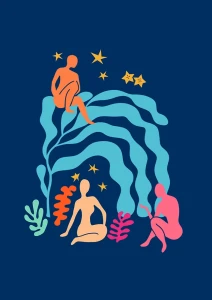 Nocny ogród / Night Garden - plakat