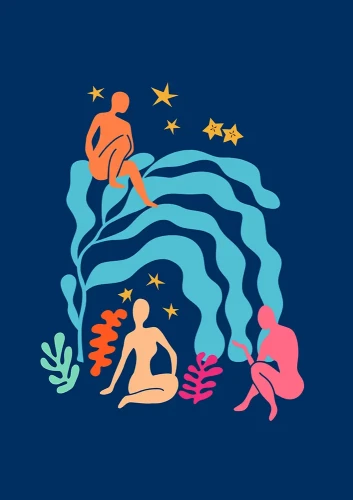 Nocny ogród / Night Garden - plakat