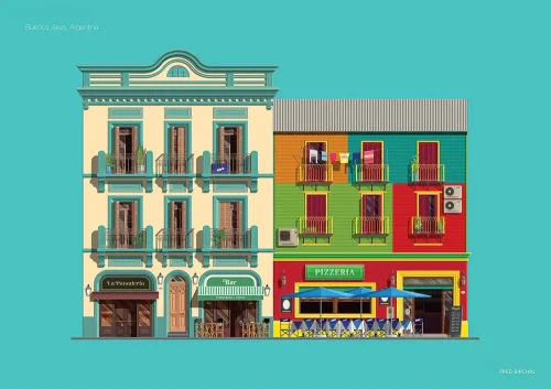 Buenos Aires Argentyna - plakat