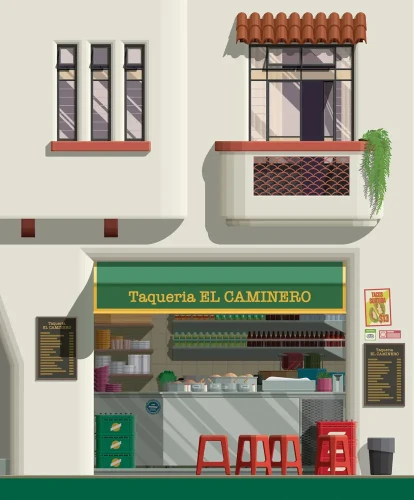 Meksyk - szczegół plakatu