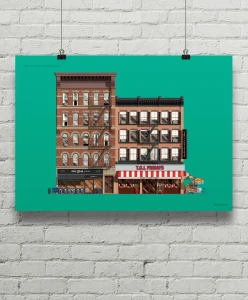 Plakat Nowy Jork USA - aranżacja plakatu