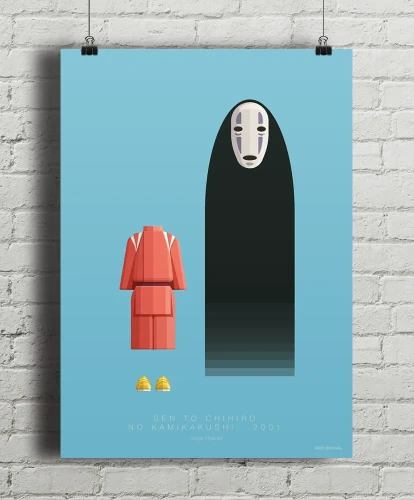 Spirited Away: W krainie Bogów Kostiumy - aranżacja plakatu