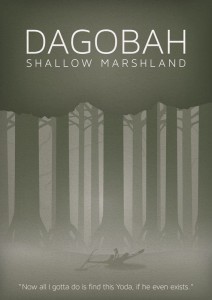 Star Wars - Dagobah - plakat