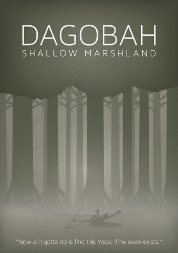 Star Wars - Dagobah - plakat