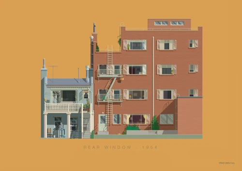 Okno na podwórze / Rear Window - plakat