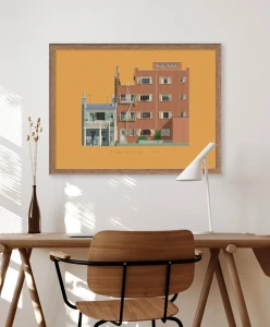 Okno na podwórze / Rear Window - aranżacja plakatu