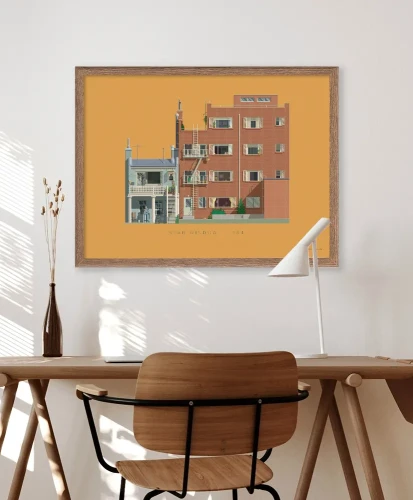 Okno na podwórze / Rear Window - aranżacja plakatu