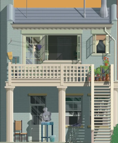 Okno na podwórze / Rear Window - szczegół plakatu