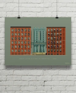 Dawno temu w Ameryce / Once Upon a Time in America - aranżacja plakatu