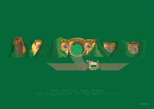 Władca Pierścieni / The Lord of the Rings Dom Bilba - plakat