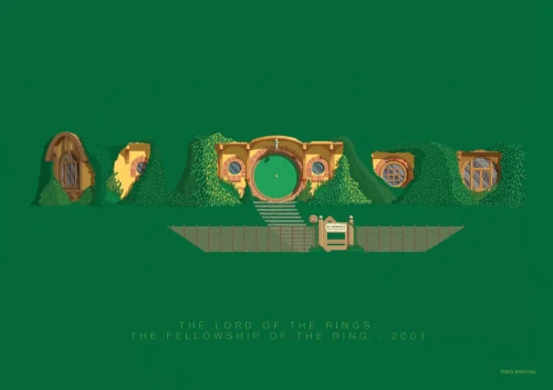 Władca Pierścieni / The Lord of the Rings Dom Bilba - plakat