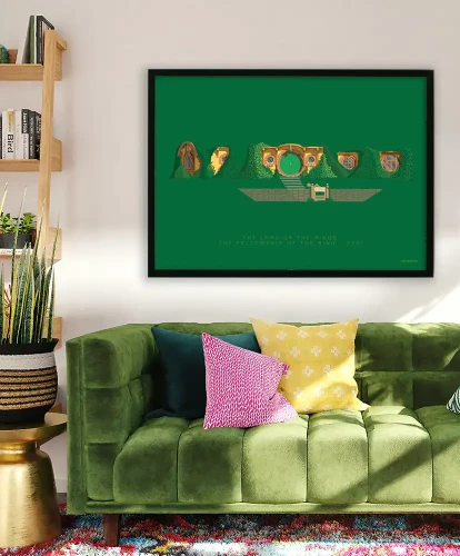 Władca Pierścieni / The Lord of the Rings Dom Bilba - aranżacja plakatu