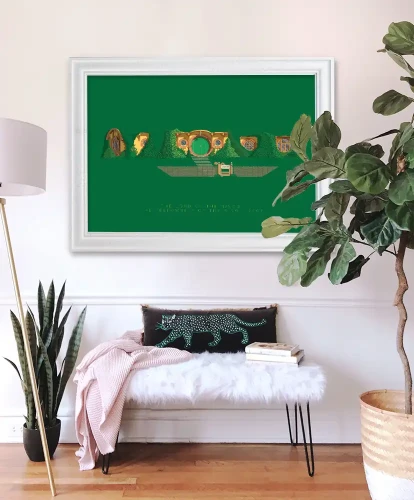 Władca Pierścieni / The Lord of the Rings Dom Bilba - aranżacja plakatu