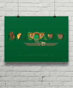 Władca Pierścieni / The Lord of the Rings Dom Bilba - aranżacja plakatu