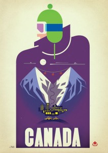 Whistler Canda - plakat