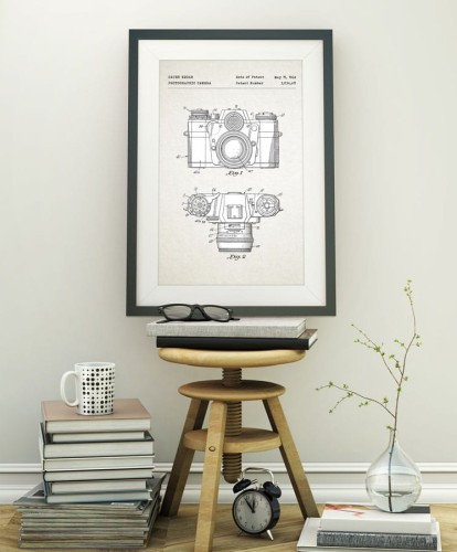 Aparat fotograficzny - patent - plakat