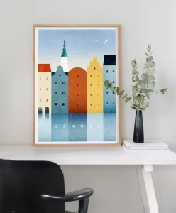 Gdańsk - aranżacja plakatu