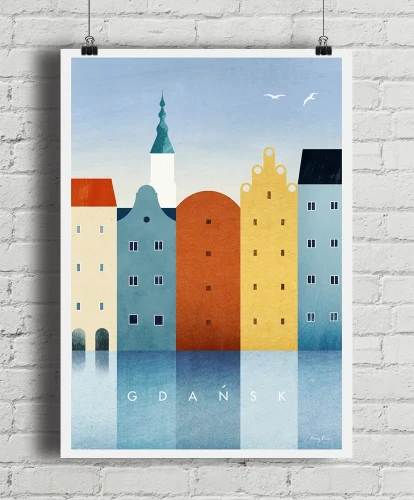 Gdańsk - aranżacja plakatu