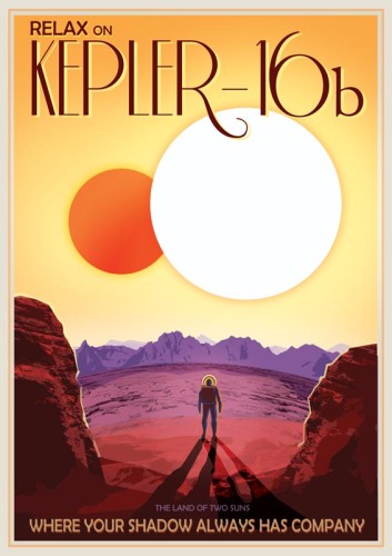 Kepler 16b - plakat