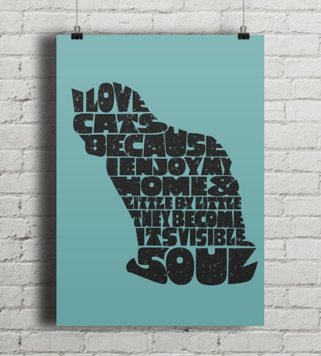 Cat - Visible Soul - plakat