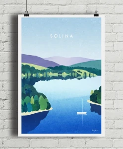 Solina - aranżacja plakatu