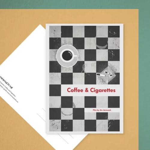 Kawa i papierosy / Coffee & Cigarettes - pocztówka