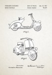 Vespa patent - plakat