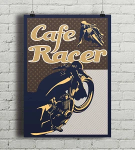 Cafe Racer - plakat motocyklowy