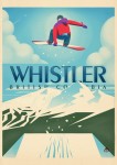 Whistler Snowboard Booter - plakat