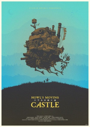 Howl's Moving Castle - plakat