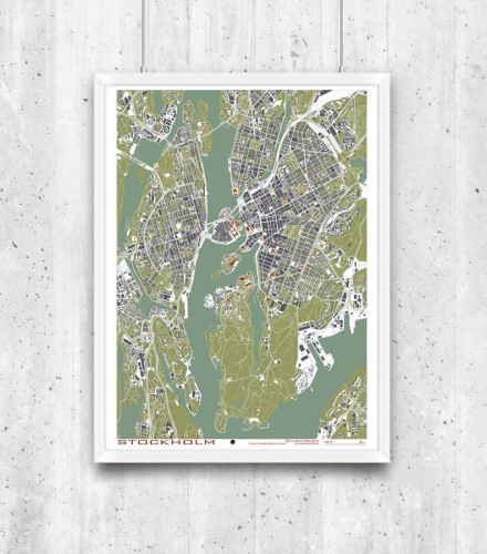 Stockholm - plan miasta