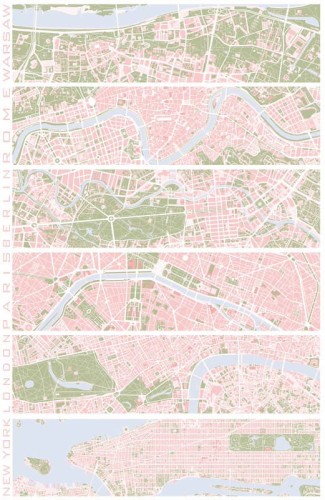 Plakat - Six Cities - Warszawa SET