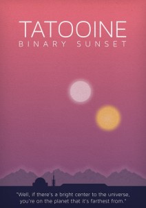 Star Wars - Tatooine - plakat