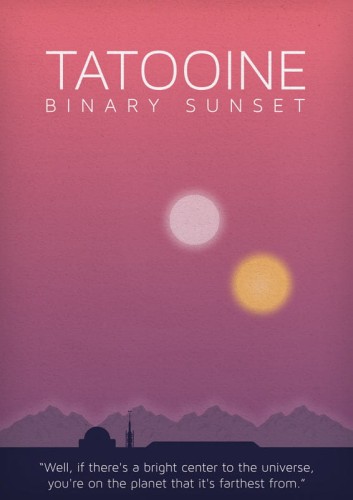 Star Wars - Tatooine - plakat