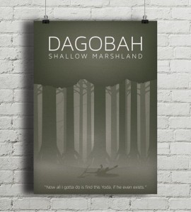 Star Wars - Dagobah - plakat