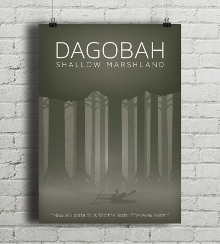 Star Wars - Dagobah - plakat