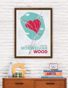 Norwegian Wood - plakat
