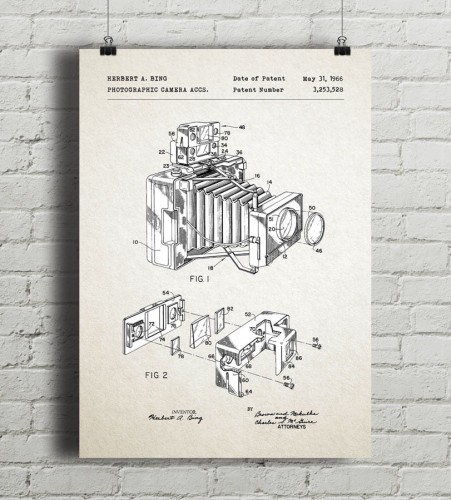 Aparat miechowy - patent - plakat