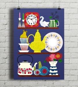 Scandinavian Shelf - plakat