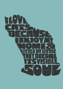 Cat - Visible Soul - plakat